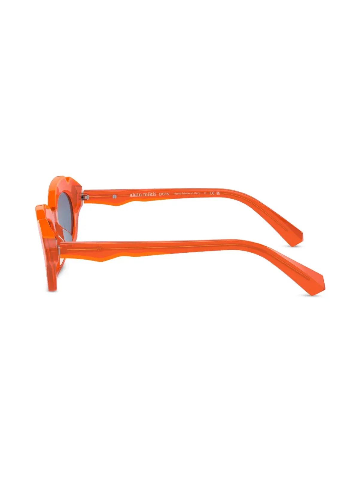Alain Mikli tinted round-frame sunglasses - Orange - 画像3