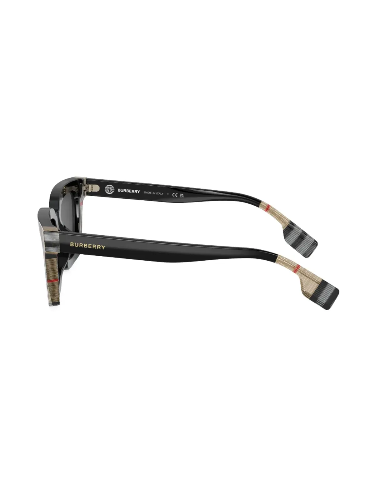 Burberry Eyewear Briar check-print sunglasses - Black - 画像2