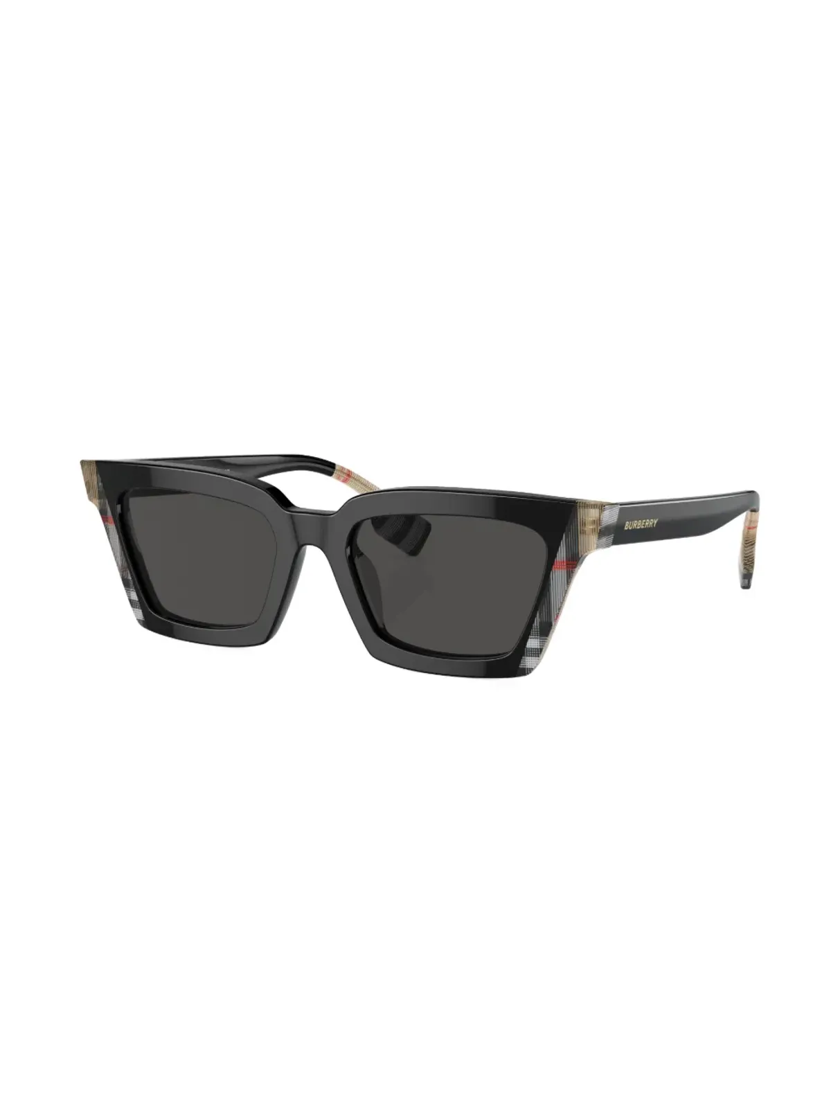 Burberry Eyewear Briar check-print sunglasses - Black - 画像3
