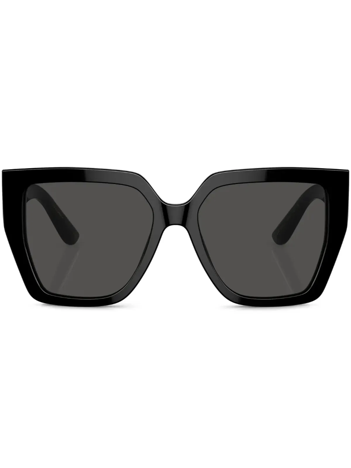 Dolce & Gabbana Eyewear 色付きスクエアフレームサングラス - ブラック - 画像1