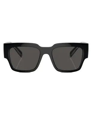 Dolce & Gabbana Eyewear ロゴプリント スクエアフレーム サングラス - サムネイル1