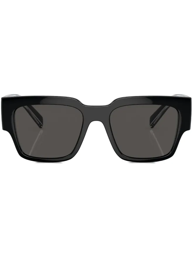 Dolce & Gabbana Eyewear Dolce & Gabbana Eyewear ロゴプリント スクエアフレーム サングラスの商品画像