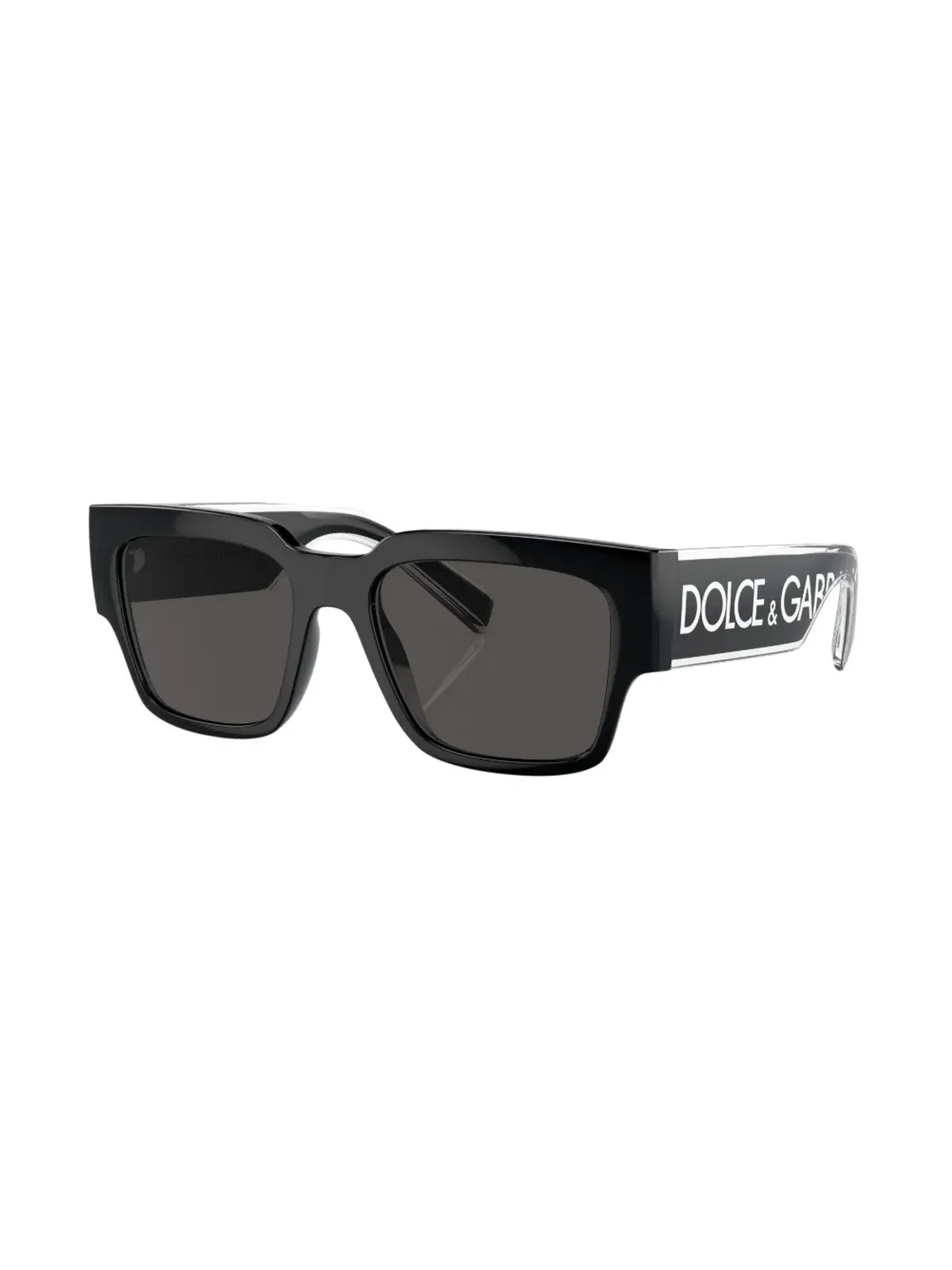 Dolce & Gabbana Eyewear ロゴプリント スクエアフレーム サングラス - 画像2