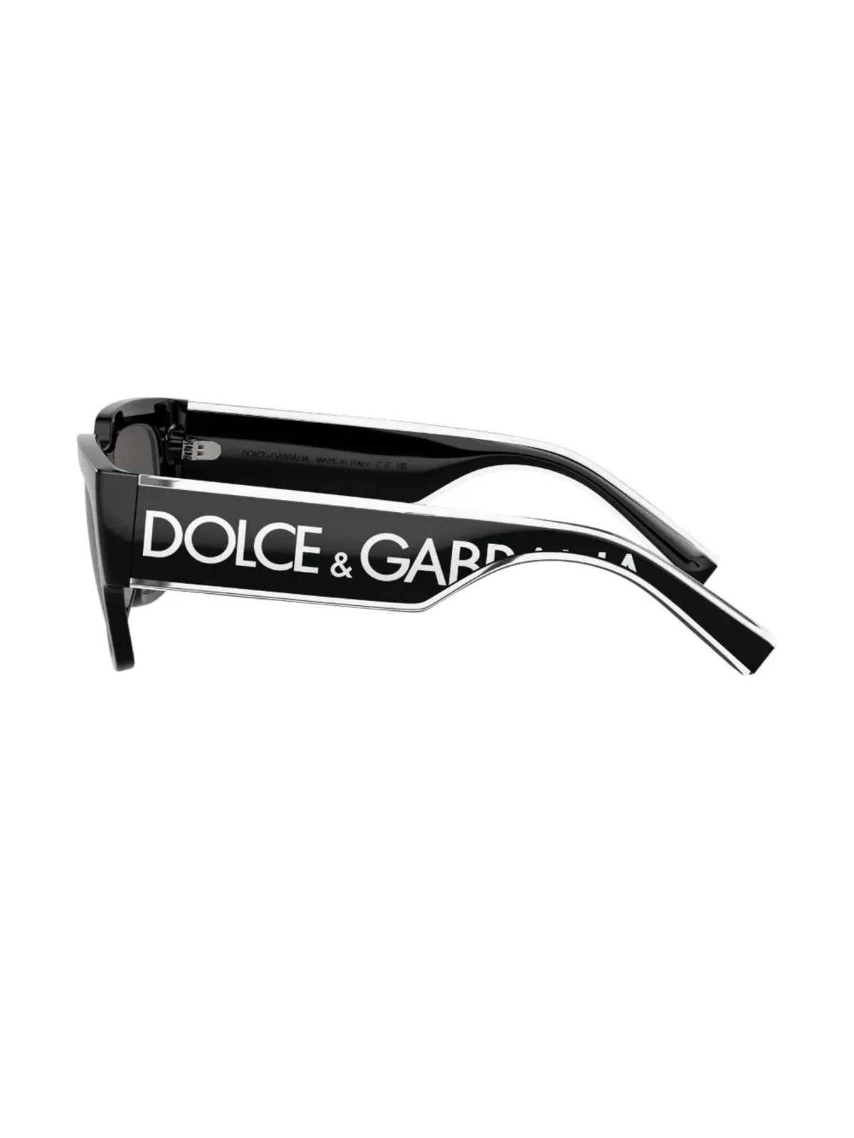 Dolce & Gabbana Eyewear ロゴプリント スクエアフレーム サングラス - 画像3