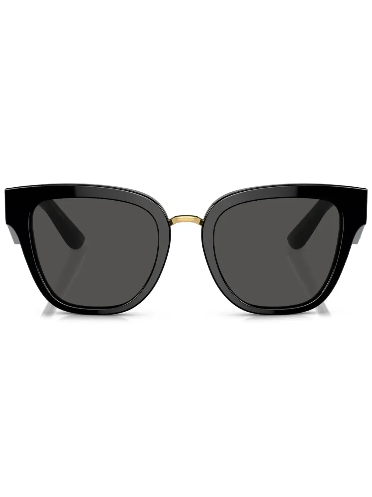 Dolce & Gabbana Eyewear ティント入りスクエアフレームサングラス - ブラック - 画像1