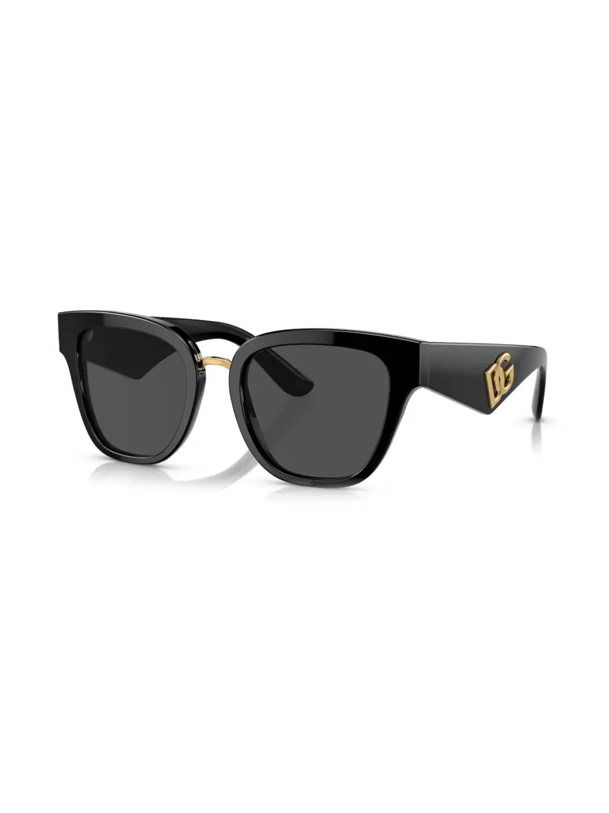 Dolce & Gabbana Eyewear ティント入りスクエアフレームサングラス - ブラック - 画像2