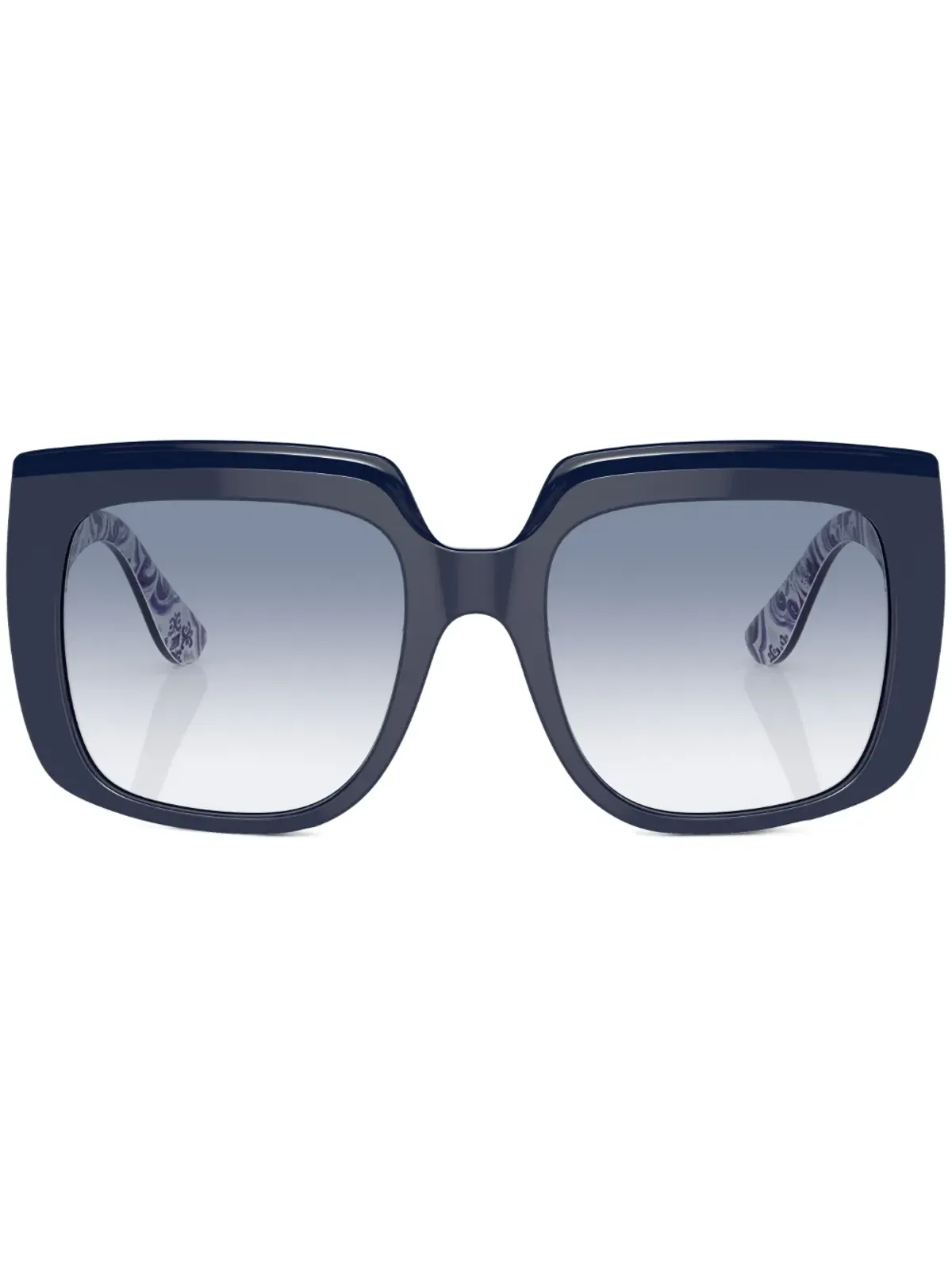 Dolce & Gabbana Eyewear グラデーションオーバサイズフレーム サングラス - 画像1