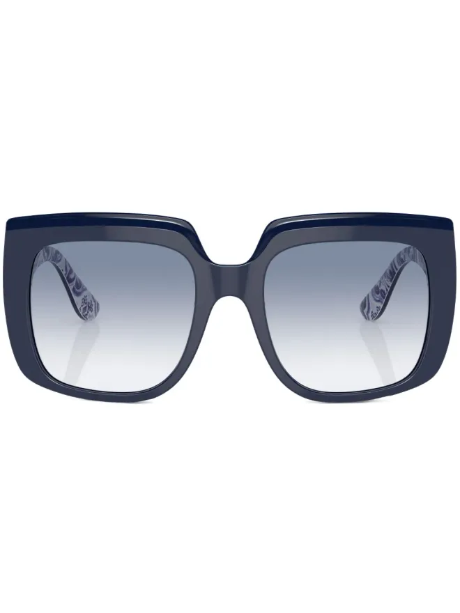 Dolce & Gabbana Eyewear Dolce & Gabbana Eyewear グラデーションオーバサイズフレーム サングラスの商品画像