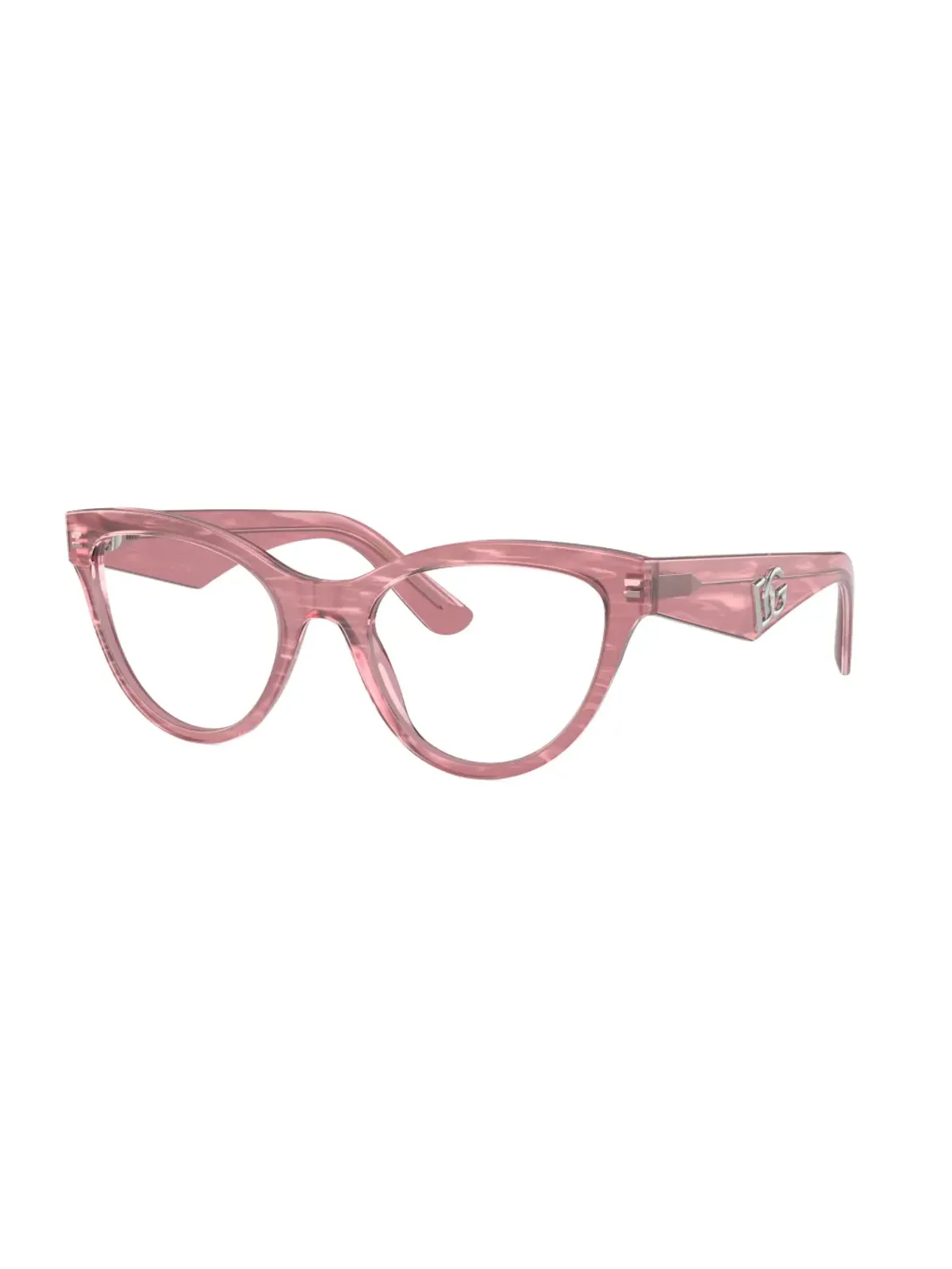 Dolce & Gabbana Eyewear キャットアイフレーム クリアレンズ眼鏡 - 画像2