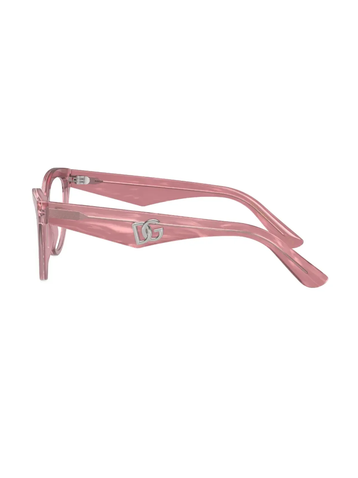 Dolce & Gabbana Eyewear キャットアイフレーム クリアレンズ眼鏡 - 画像3