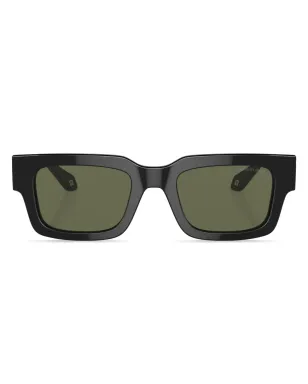 Giorgio Armani レクタンギュラーフレーム ティンテッドレンズ サングラス - サムネイル1