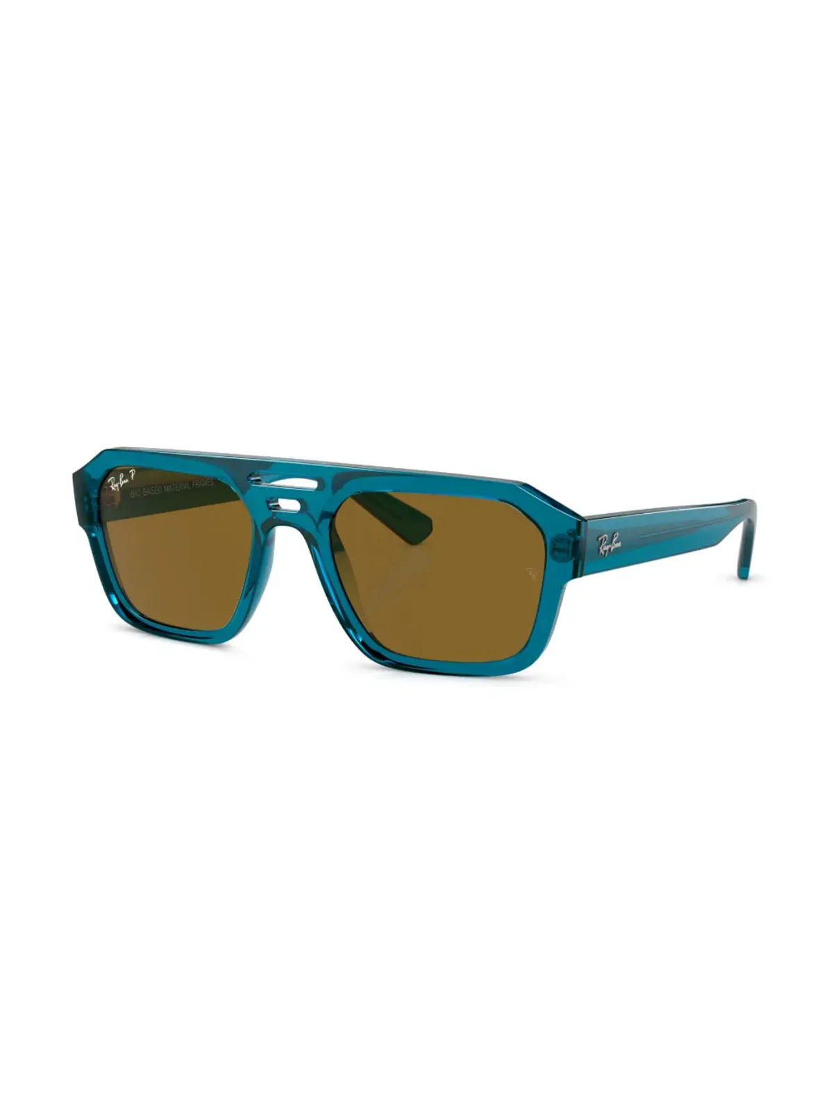 Ray-Ban Corrigan Bio-Based スクエアフレーム サングラス - 画像3