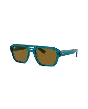 Ray-Ban Corrigan Bio-Based スクエアフレーム サングラス - サムネイル3