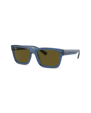 Ray-Ban Warren バイオベース スクエアフレーム サングラス - ブルー - サムネイル3