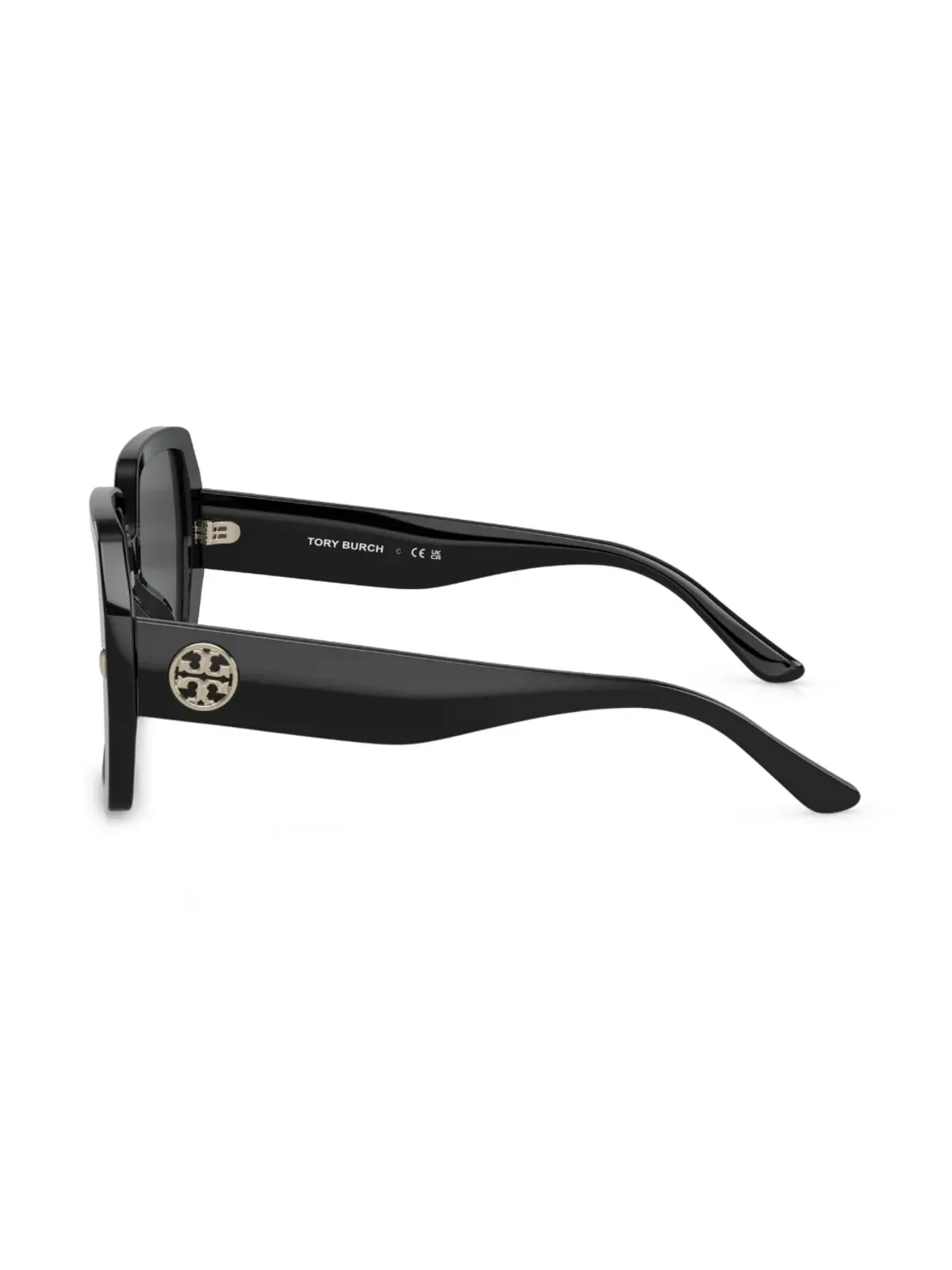 Tory Burch オーバサイズフレーム ロゴプレート サングラス - 画像3