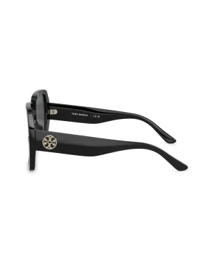 Tory Burch オーバサイズフレーム ロゴプレート サングラス - サムネイル3