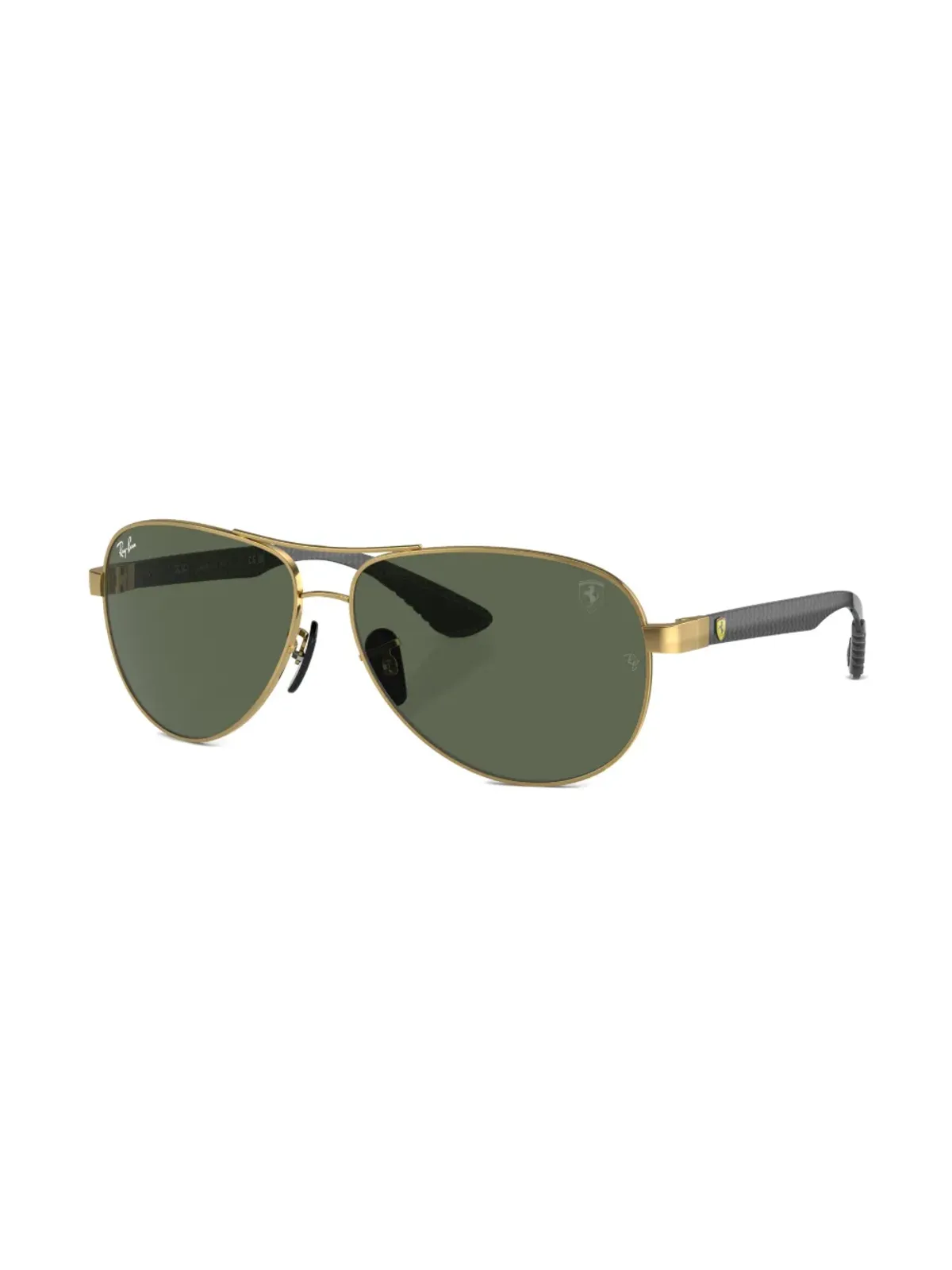 Ray-Ban ゴールドトーン レンズ パイロットフレーム サングラス - 画像3