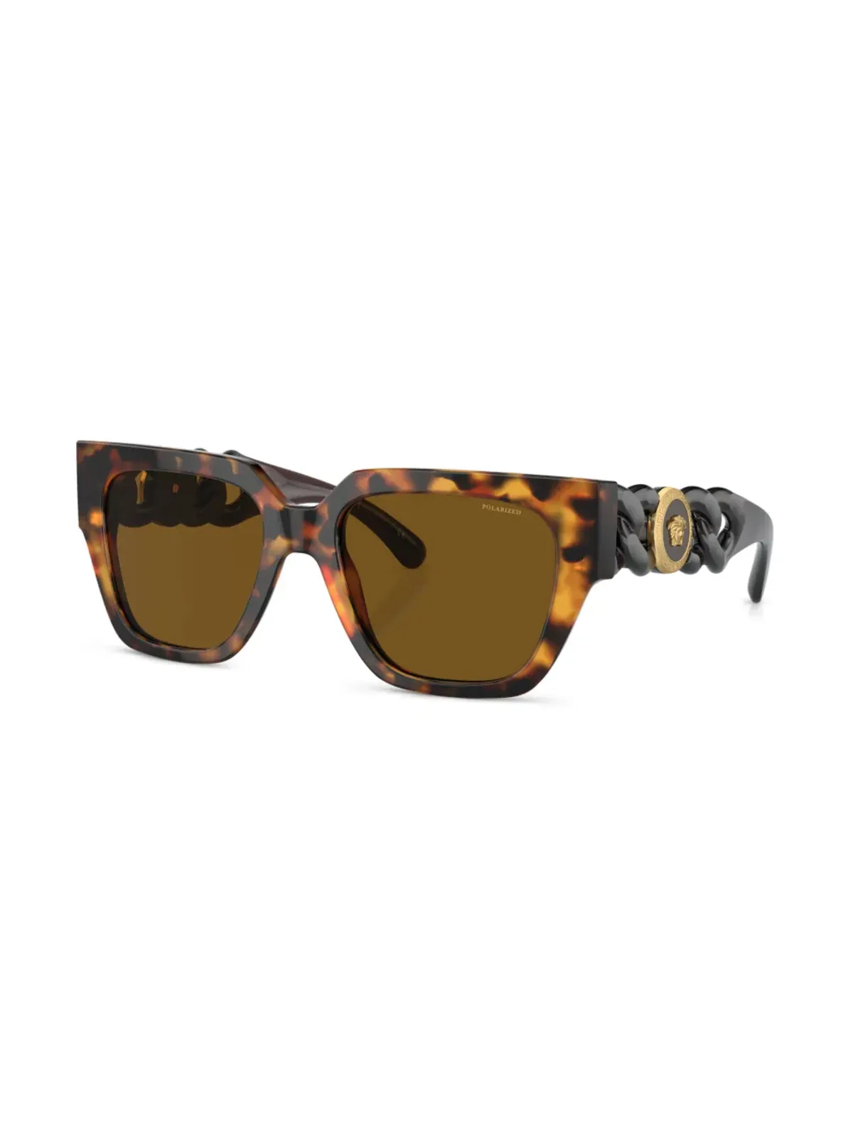 Versace Eyewear oversize-frame sunglasses - Green - 画像2