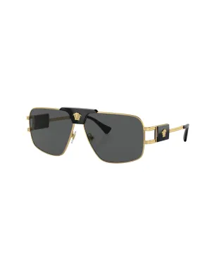Versace Eyewear スペシャルプロジェクト スクエアフレーム サングラス - サムネイル2