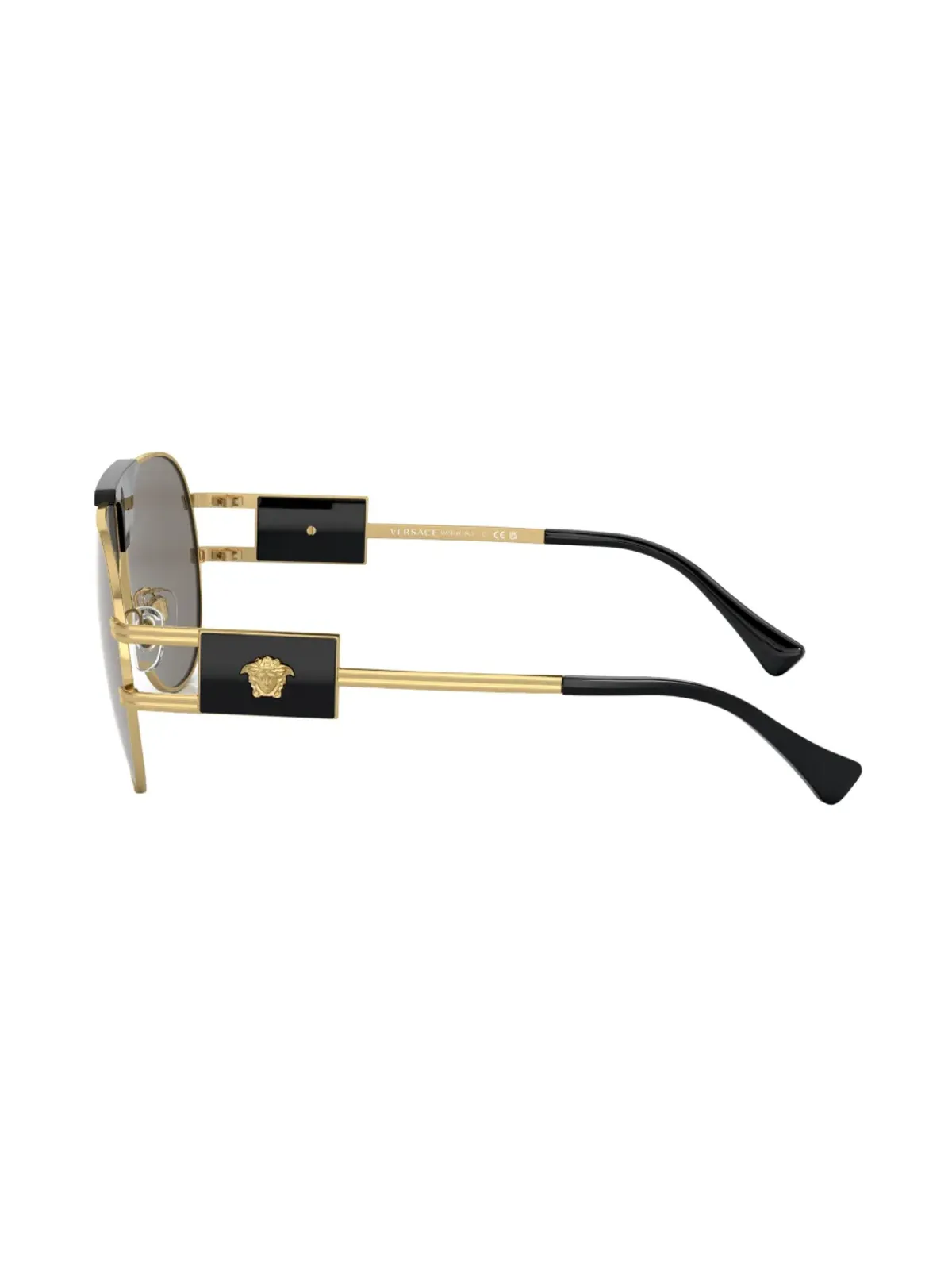 Versace Eyewear 特別プロジェクト アビエーターフレーム サングラス - ゴールド - 画像3