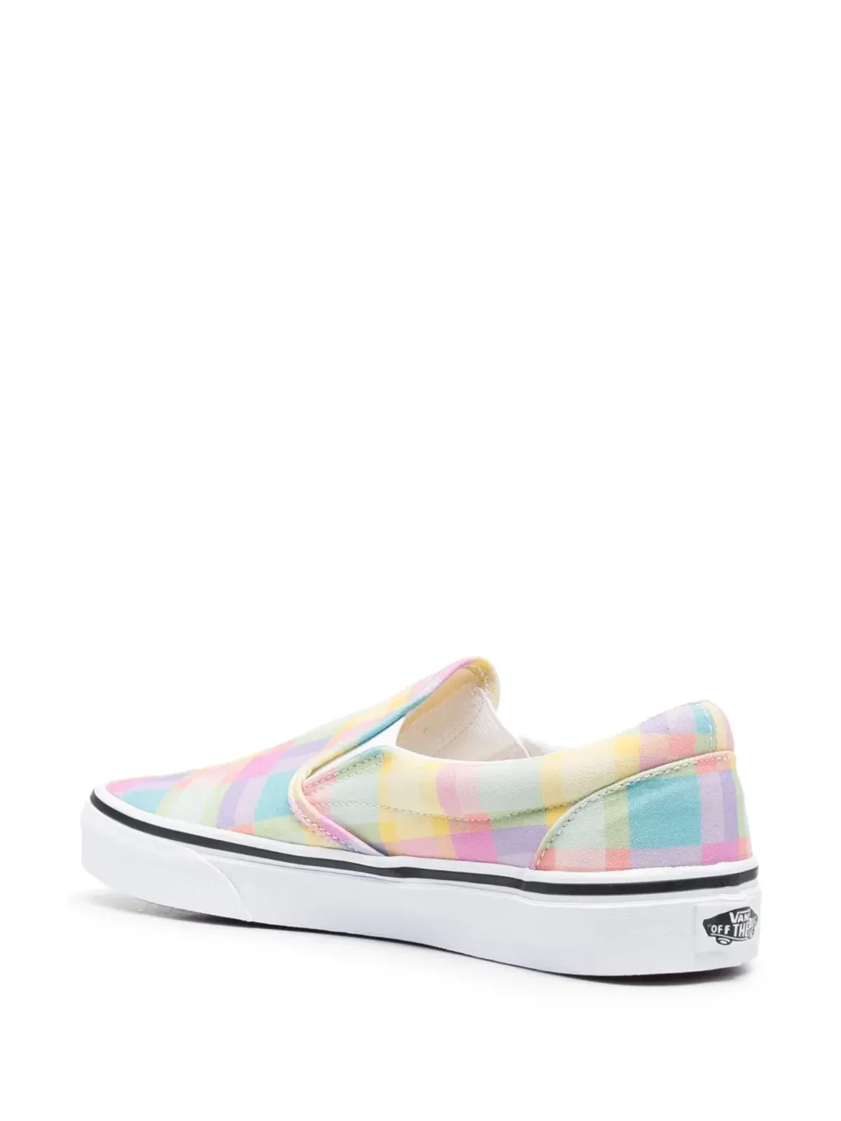 Vans スリップオン チェッカーボード柄 スニーカー - イエロー - 画像3