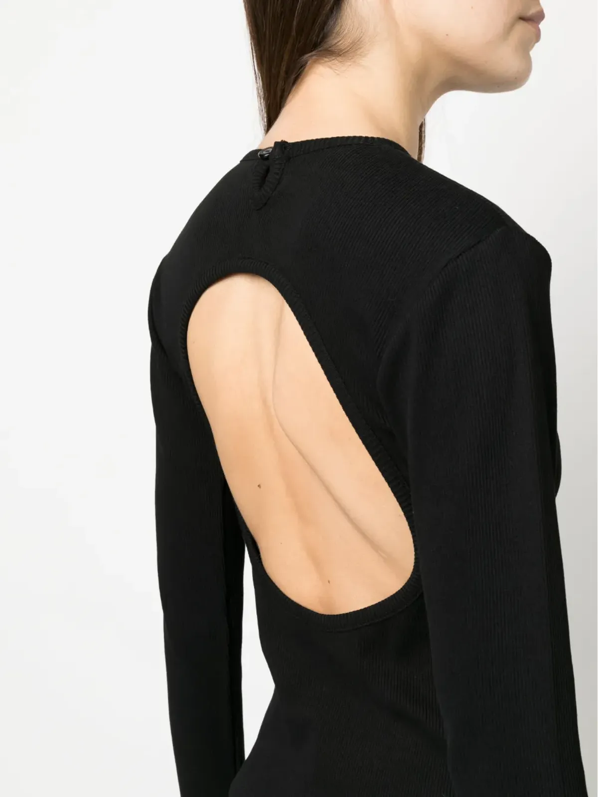 Ioana Ciolacu プレーンなオープンバック スウェットシャツ - 画像5