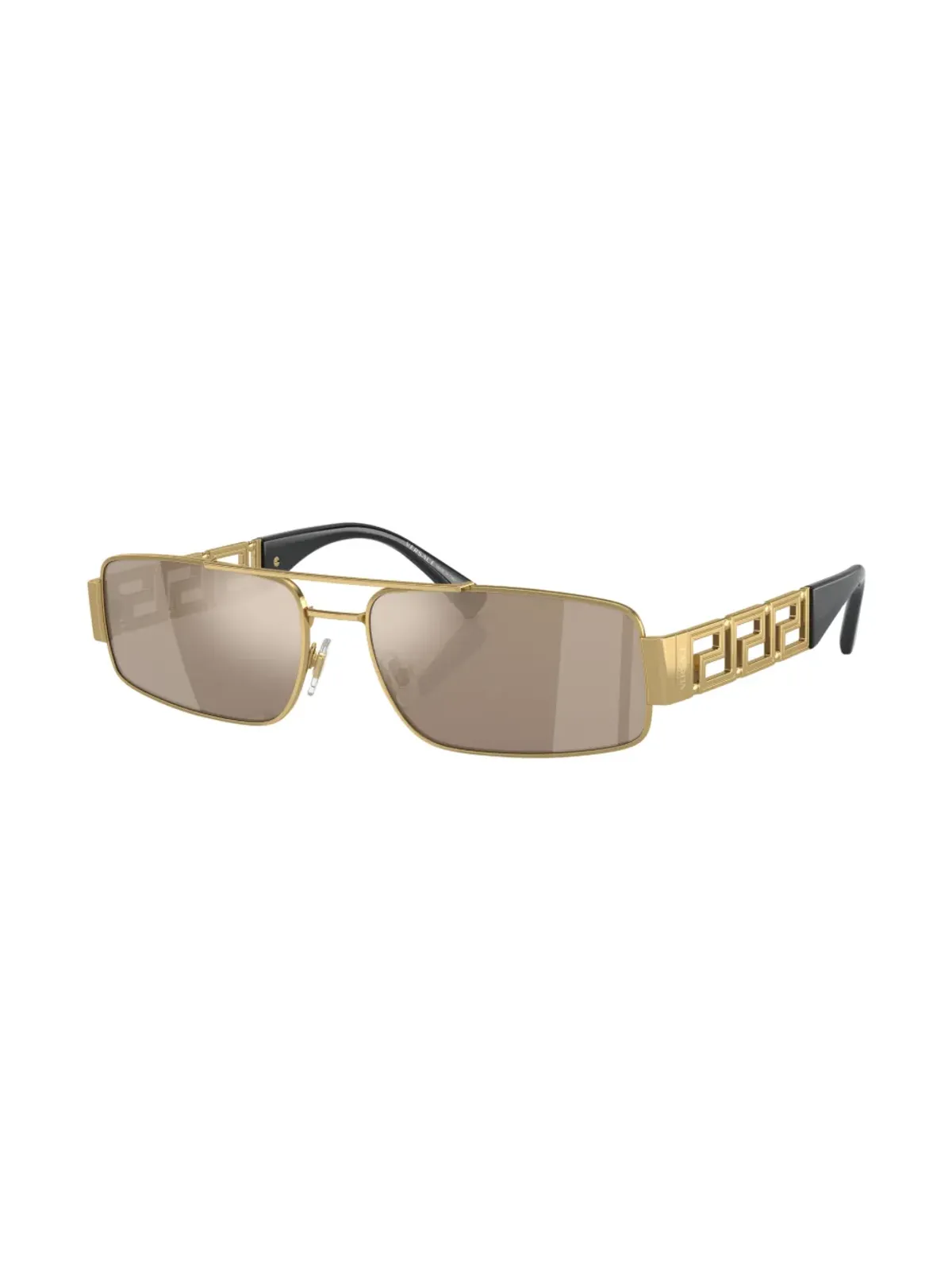 Versace Eyewear ロゴプレート付き長方形フレーム サングラス - 画像2