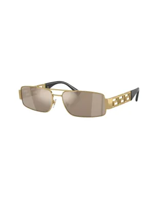 Versace Eyewear ロゴプレート付き長方形フレーム サングラス - サムネイル2