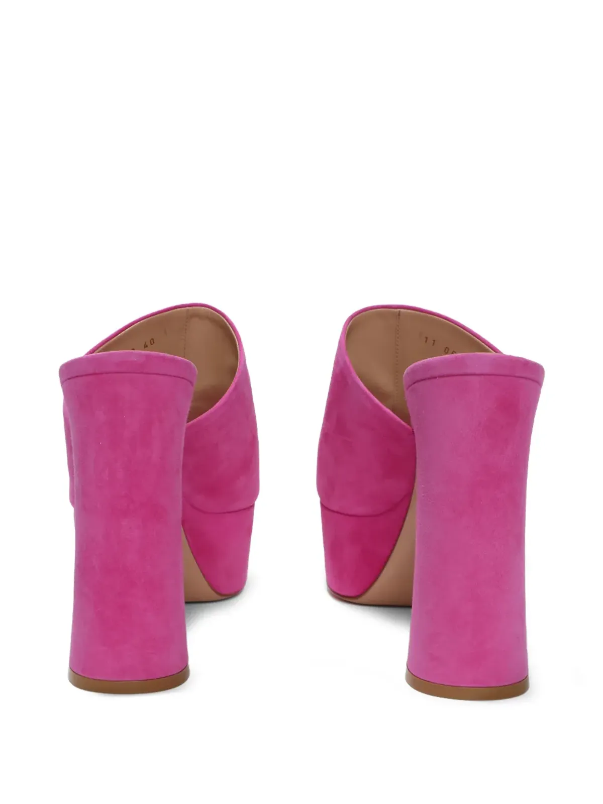 Gianvito Rossi スエード・プラットフォームサンダル - 画像2