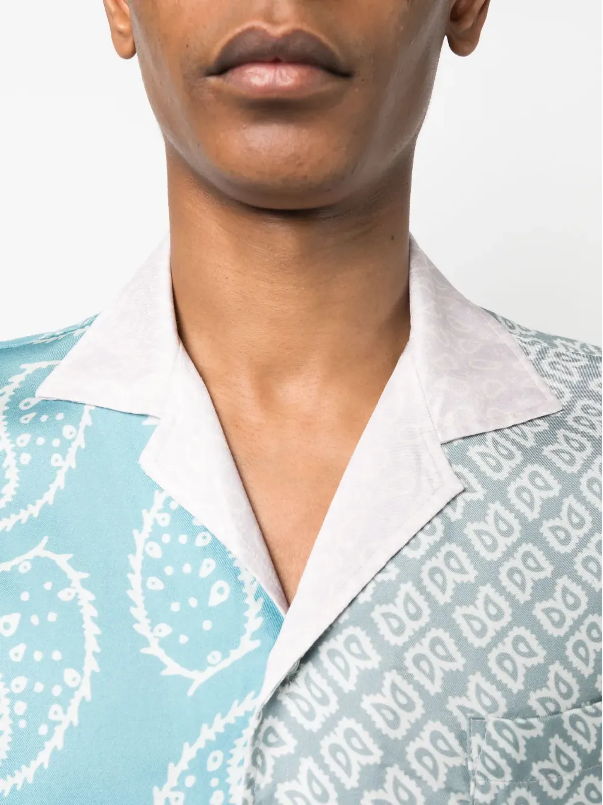 RHUDE バンダナ柄の半袖シャツ - 画像5