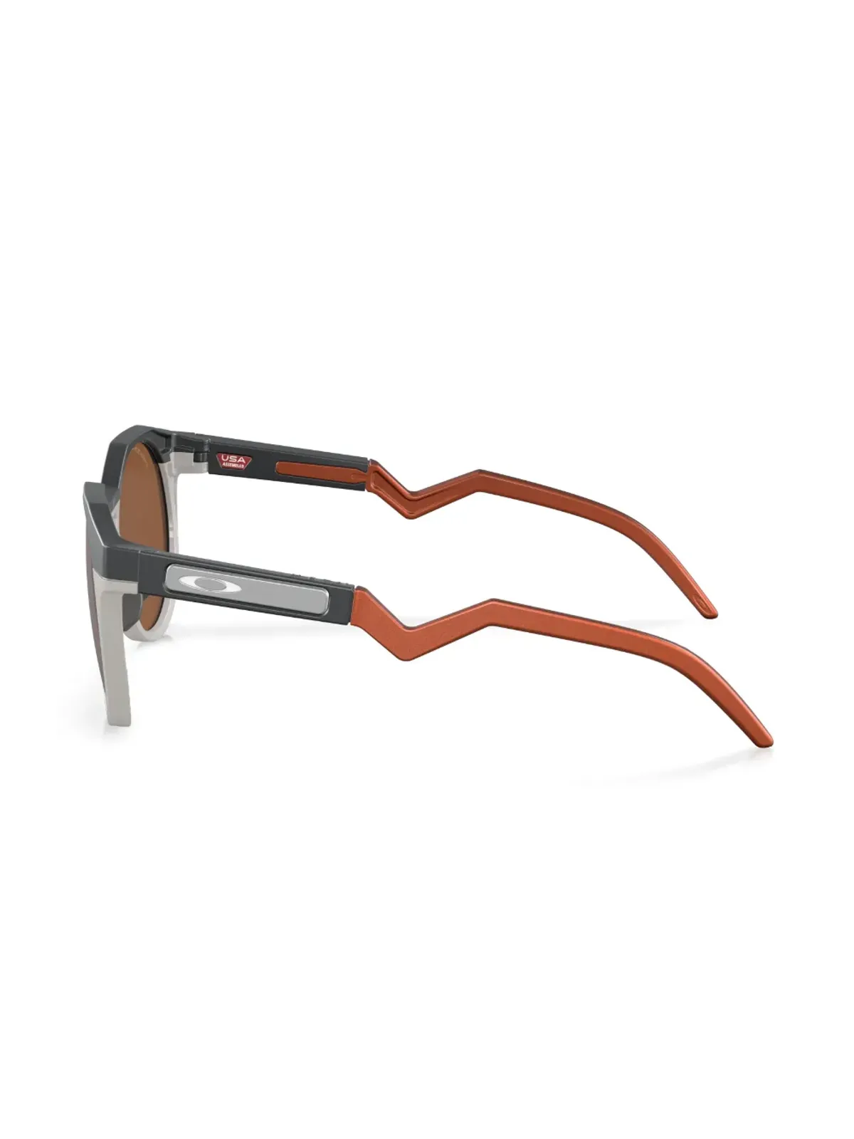 Oakley HSTN ラウンドフレーム サングラス（ブラック） - 画像3