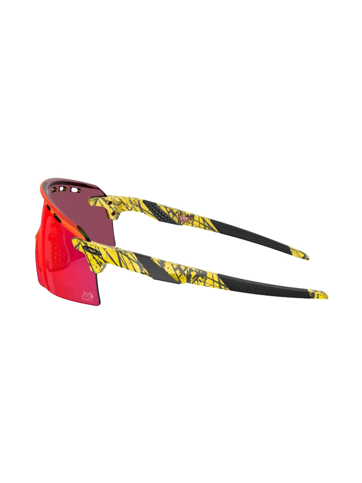 Oakley 2023 Tour De France Encoder Strike ベント付きオーバーサイズフレーム サングラス - イエロー - 画像3