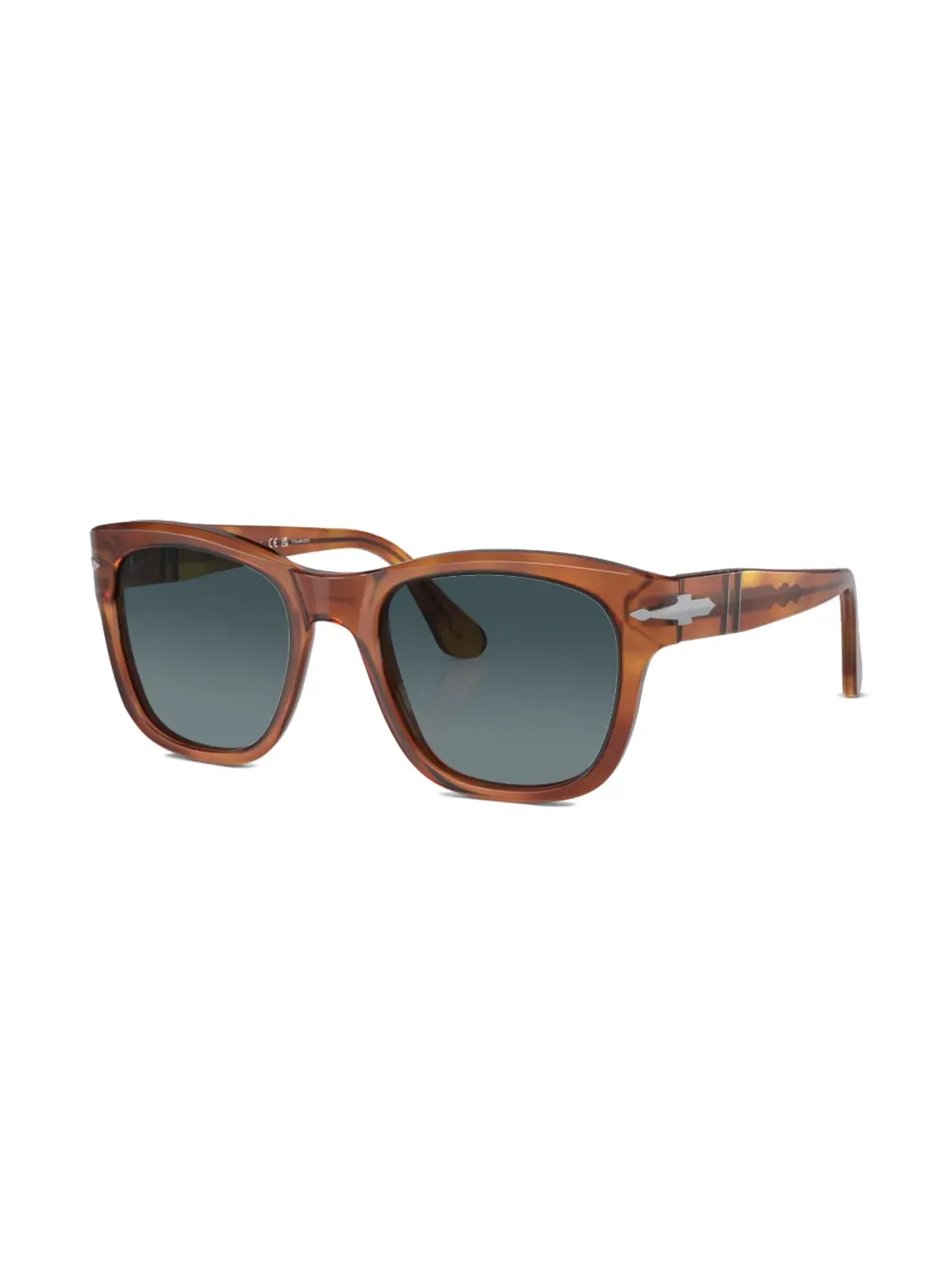 Persol ラウンドフレーム・ストレートアーム サングラス - 画像3