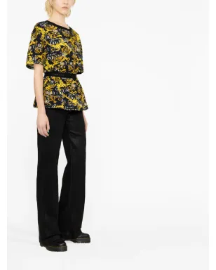 Versace Jeans Couture ロゴ クチュールプリント Tシャツ - ブラック - サムネイル4