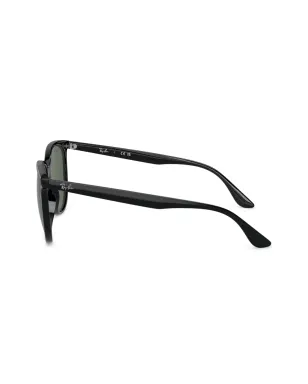 Ray-Ban 色付きレンズ スクエアフレーム サングラス ブラック - サムネイル2