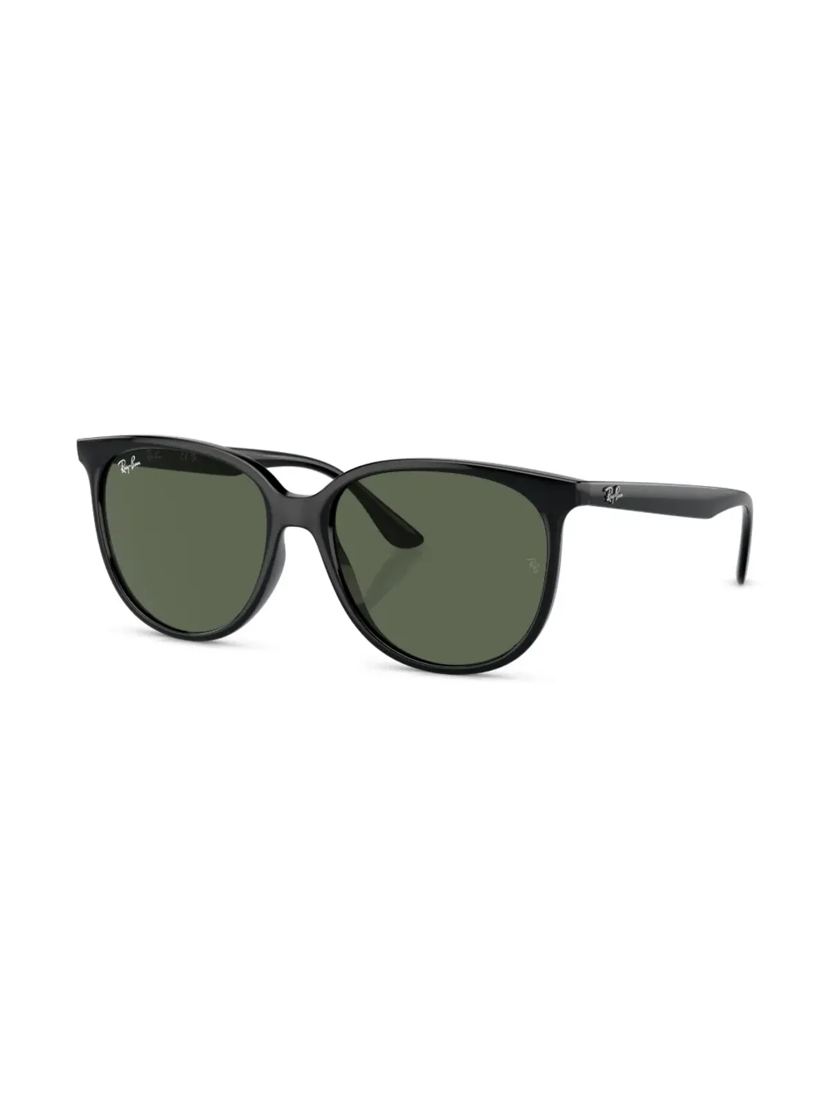 Ray-Ban 色付きレンズ スクエアフレーム サングラス ブラック - 画像3