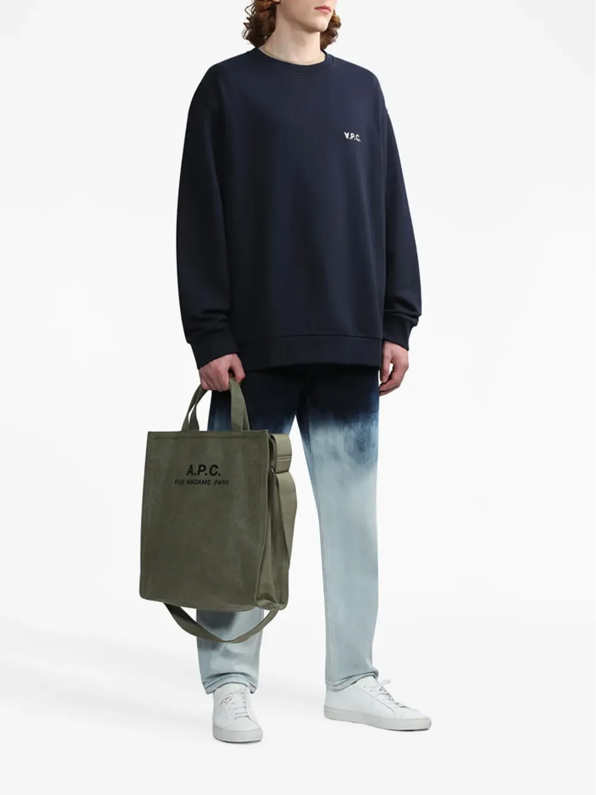 A.P.C. ロゴプリント トートバッグ - 画像2
