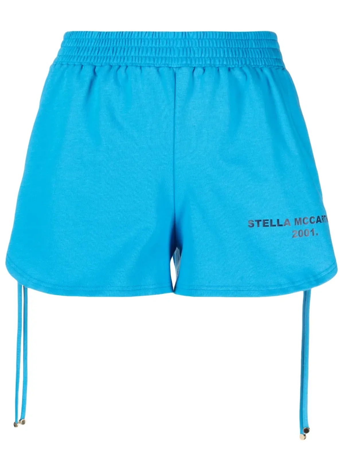 Stella McCartney サイドドローストリングファスニングショーツ ブルー - 画像1