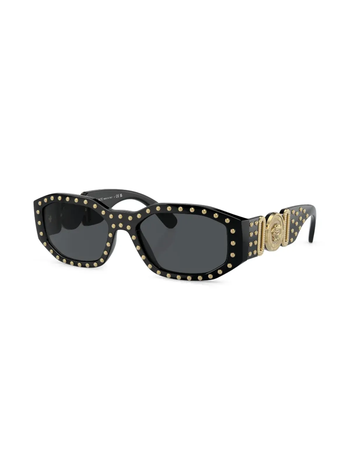 Versace Eyewear ビギー スタッズ付きサングラス - 画像2