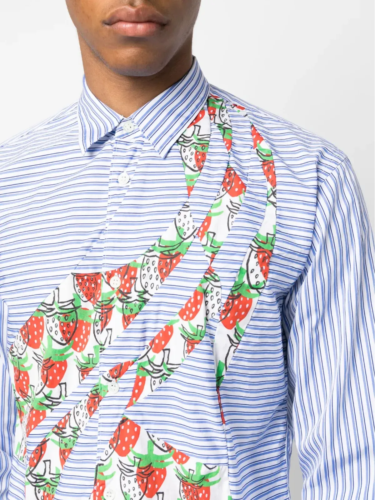 Comme Des Garçons Shirt グラフィックプリントコットンシャツ - 画像5