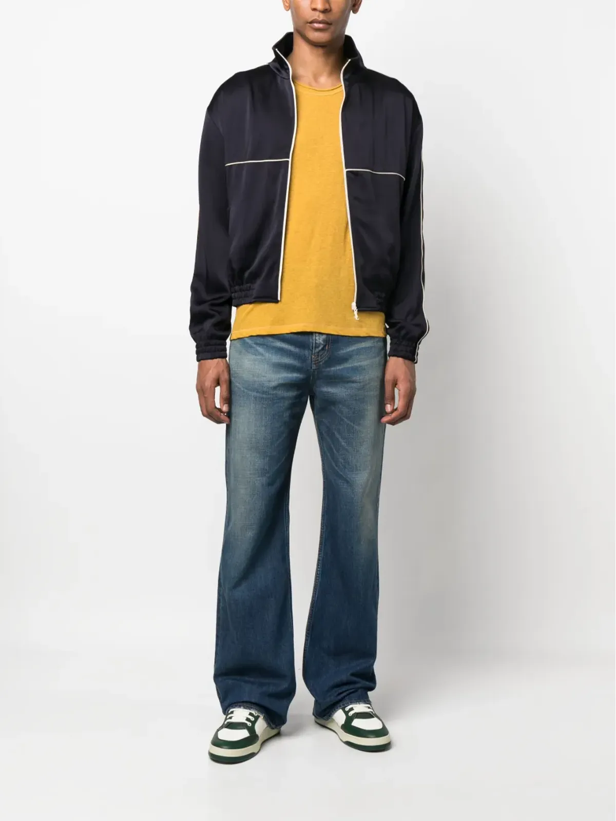 Saint Laurent ジップアップ ボンバー ジャケット - Blue - 画像2