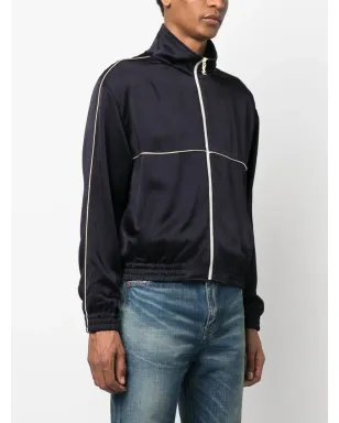 Saint Laurent ジップアップ ボンバー ジャケット - Blue - サムネイル3