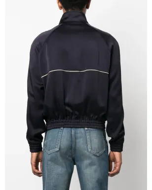 Saint Laurent ジップアップ ボンバー ジャケット - Blue - サムネイル4