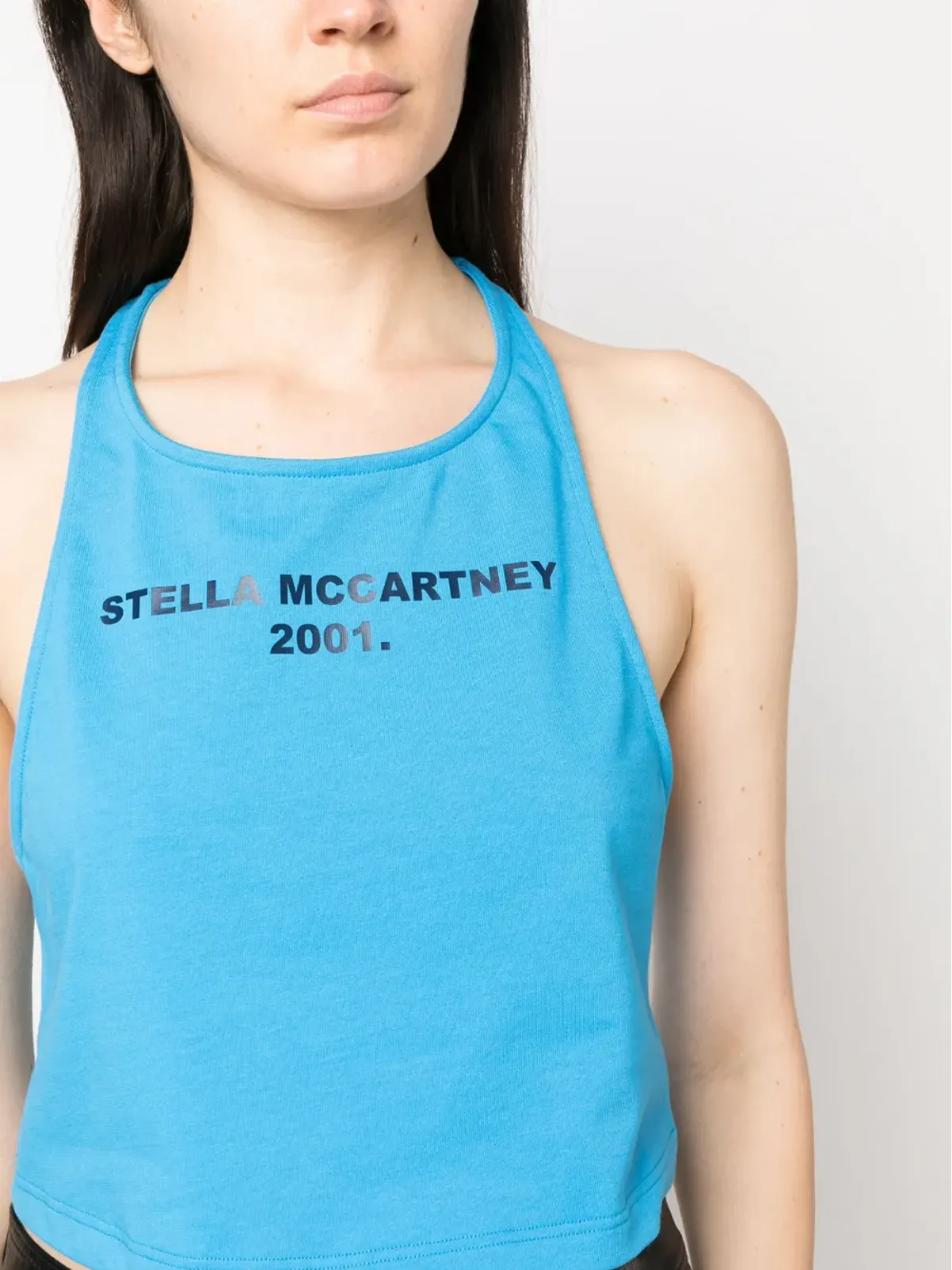 Stella McCartney ロゴプリント タンクトップ - ブルー - 画像5