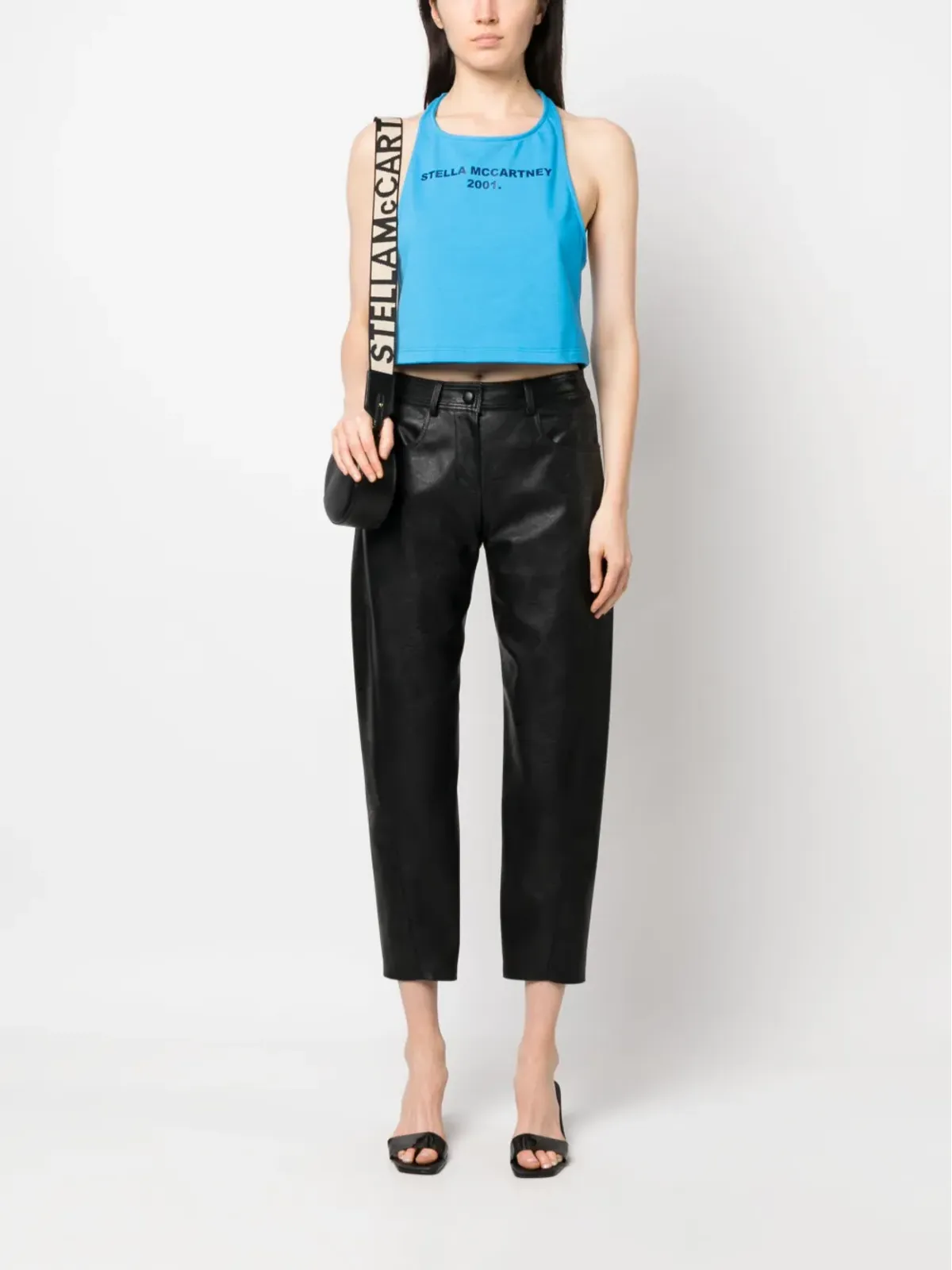 Stella McCartney ロゴプリント タンクトップ - ブルー - 画像2