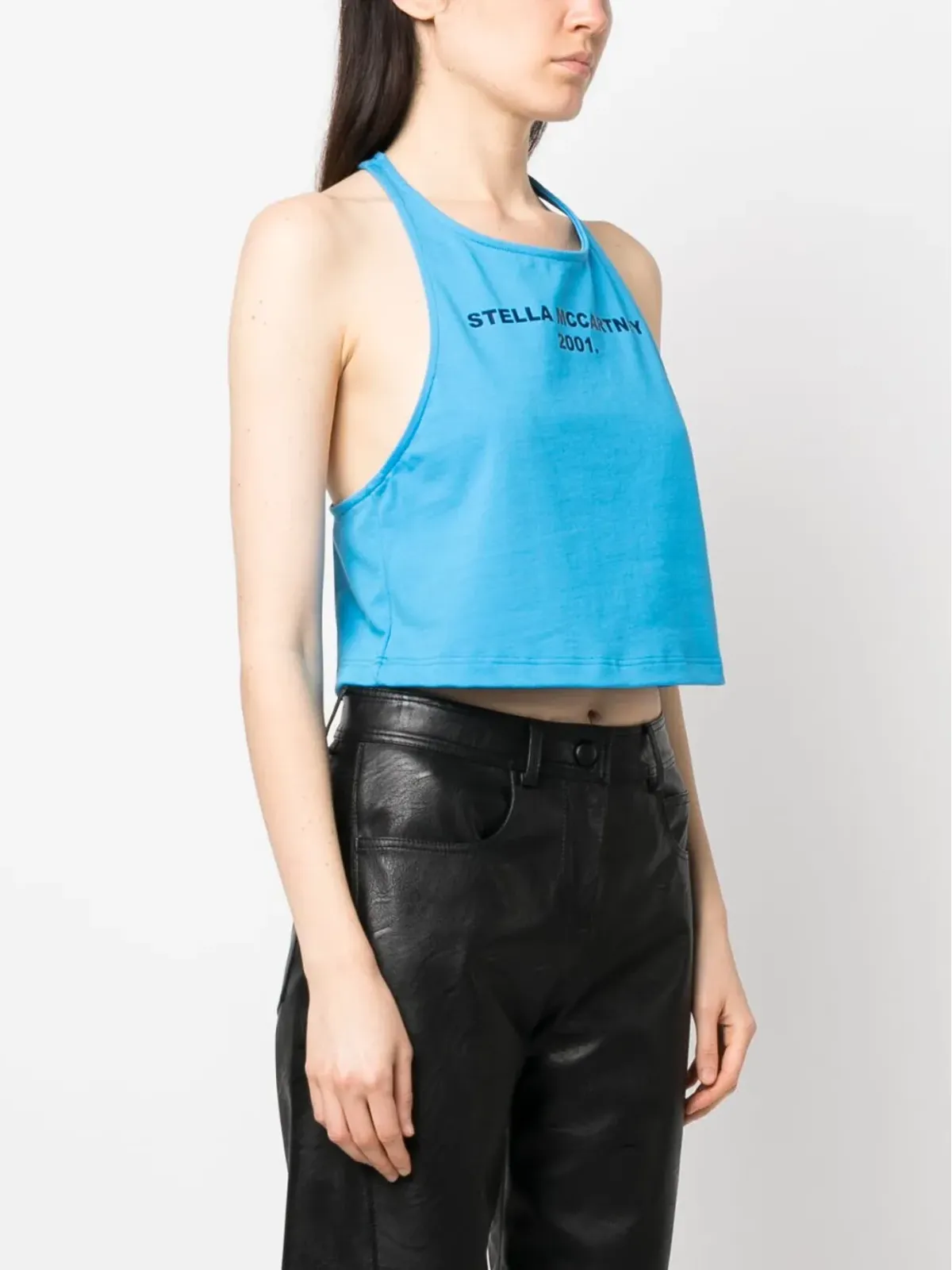 Stella McCartney ロゴプリント タンクトップ - ブルー - 画像3