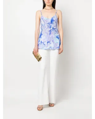 BCBG Max Azria マーブル柄ノースリーブトップ - サムネイル2
