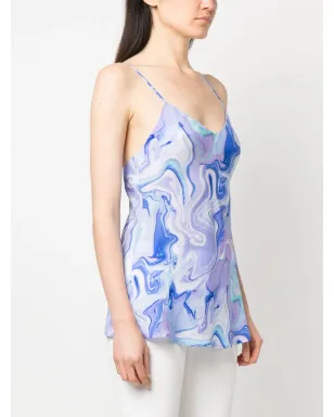 BCBG Max Azria マーブル柄ノースリーブトップ - サムネイル3
