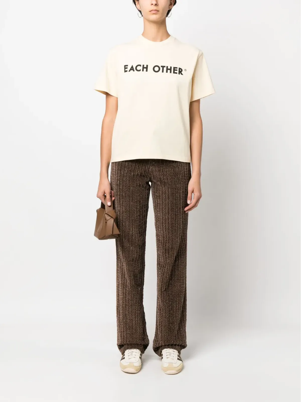 Each X Other ロゴプリント コットンTシャツ - イエロー - 画像2