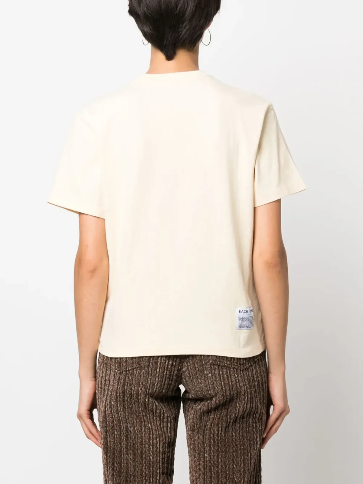 Each X Other ロゴプリント コットンTシャツ - イエロー - 画像4